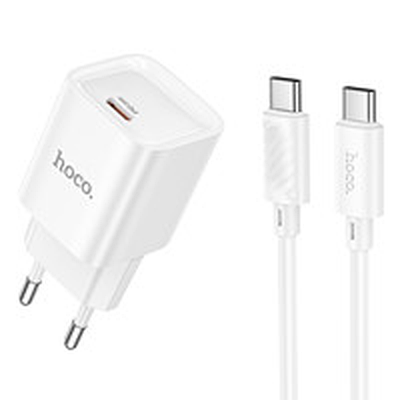 HOCO Charm 1-Port PD20W Charger C to C (EU)
