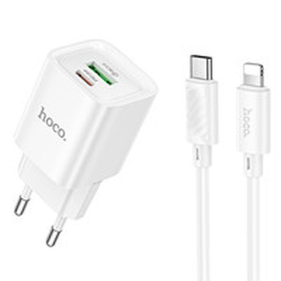 HOCO Charm PD20W+QC3.0 Charger C to iPhone (EU)