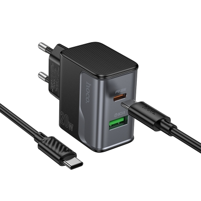 HOCO Star Speed PD20W+QC3.0 Charger C to C (EU)