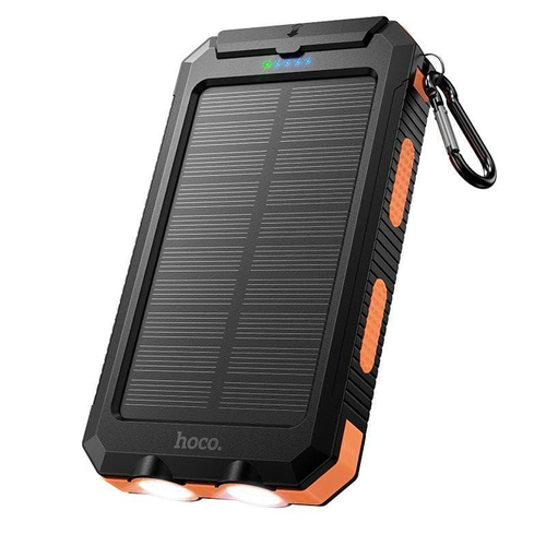 HOCO Platinum Solar Dual Lighting Power Bank 8000mAh