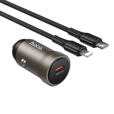HOCO Energy 1-Port PD30W Car Charger C to iPhone